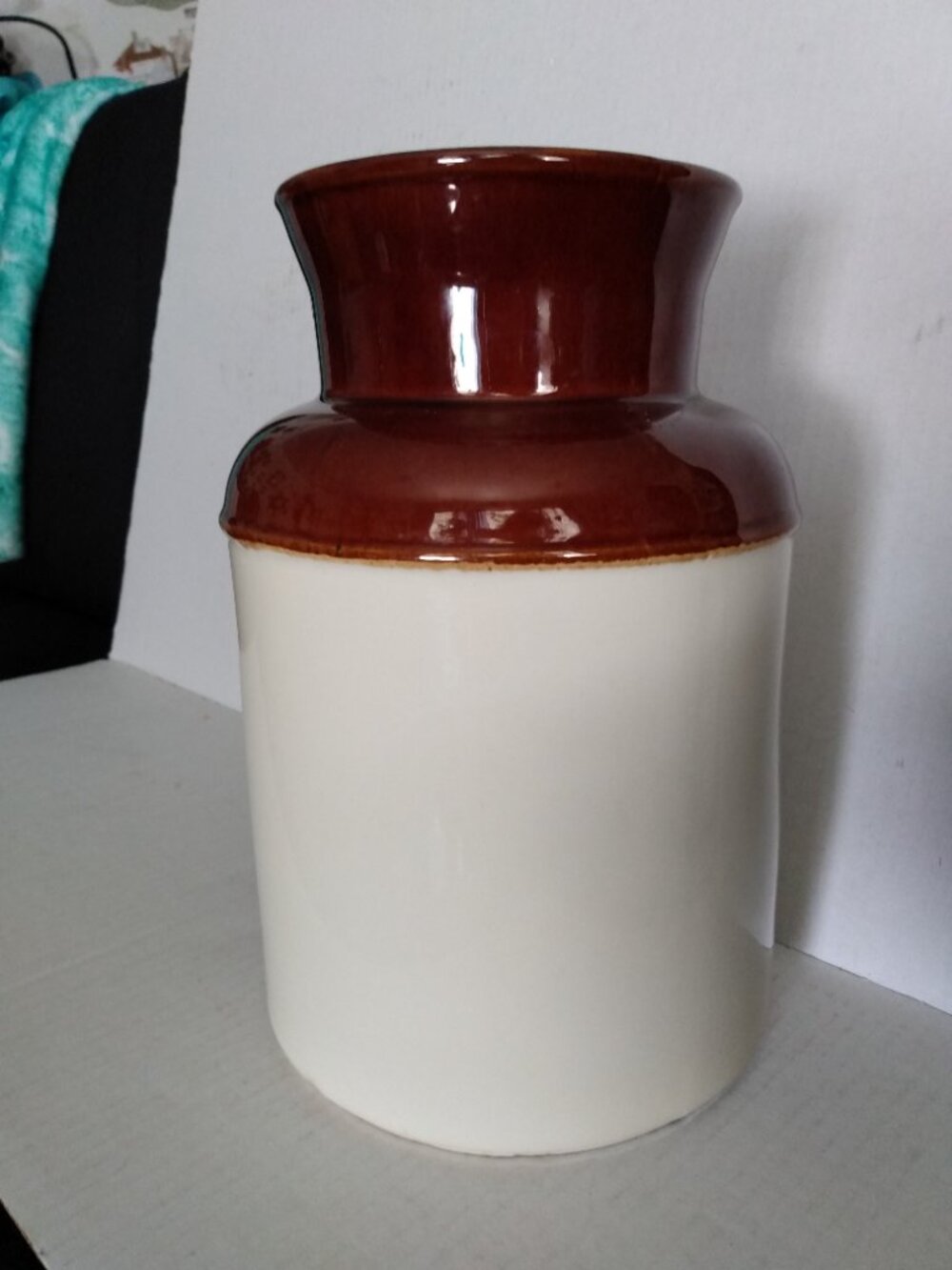 McCoy Pottery Canister Cookie Jar #254 Crock Stoneware USA ~ Vintage Art Pottery